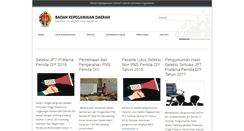 Desktop Screenshot of bkd.jogjaprov.go.id