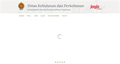 Desktop Screenshot of dishutbun.jogjaprov.go.id